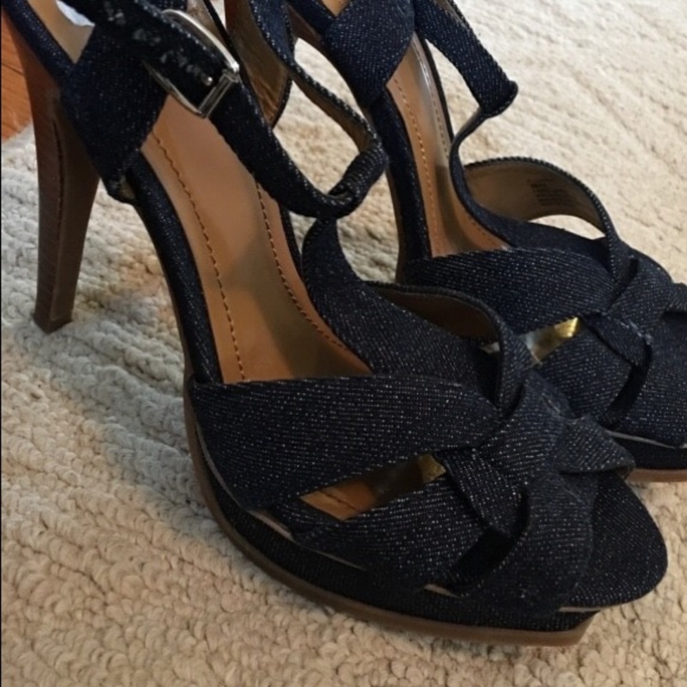 BCBG Denim sandals